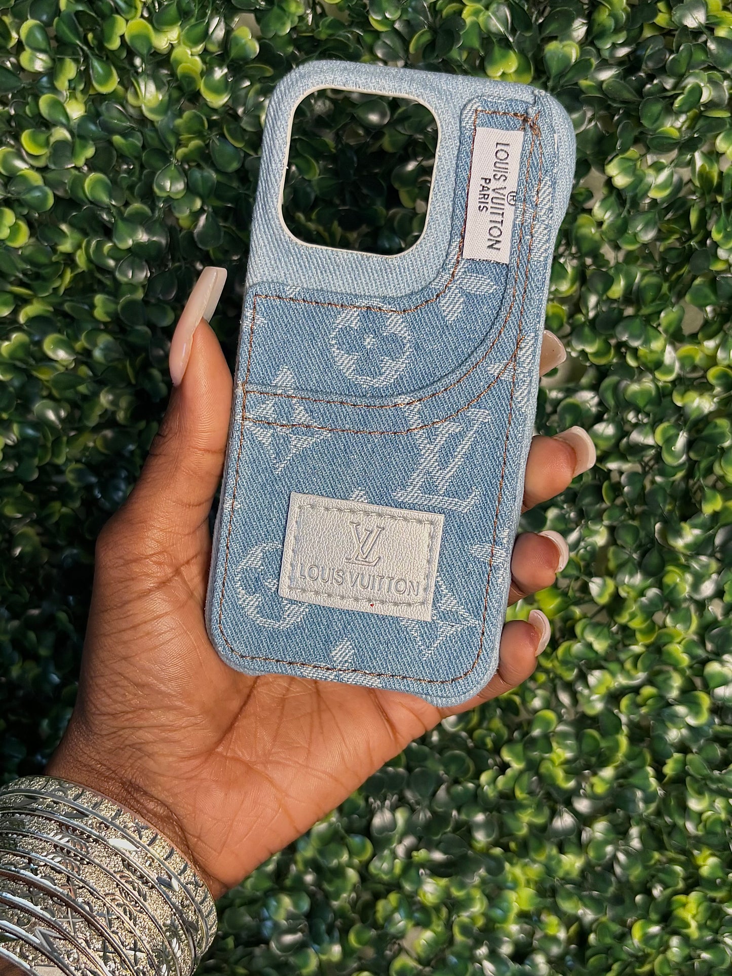 Denim LV Inspired Case