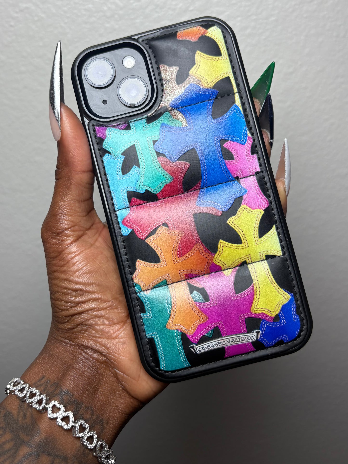 Puffer Chrome Heart Case