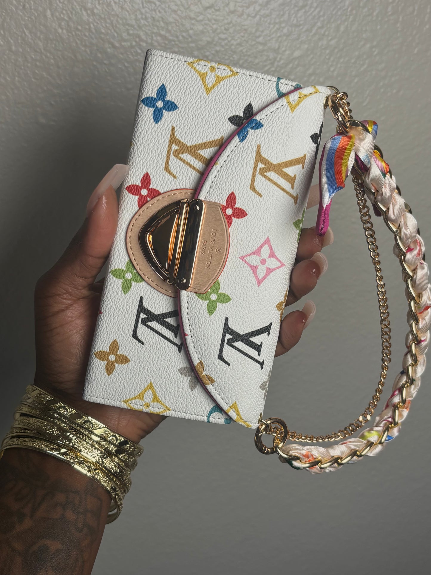 LV Inspired Wallet Case