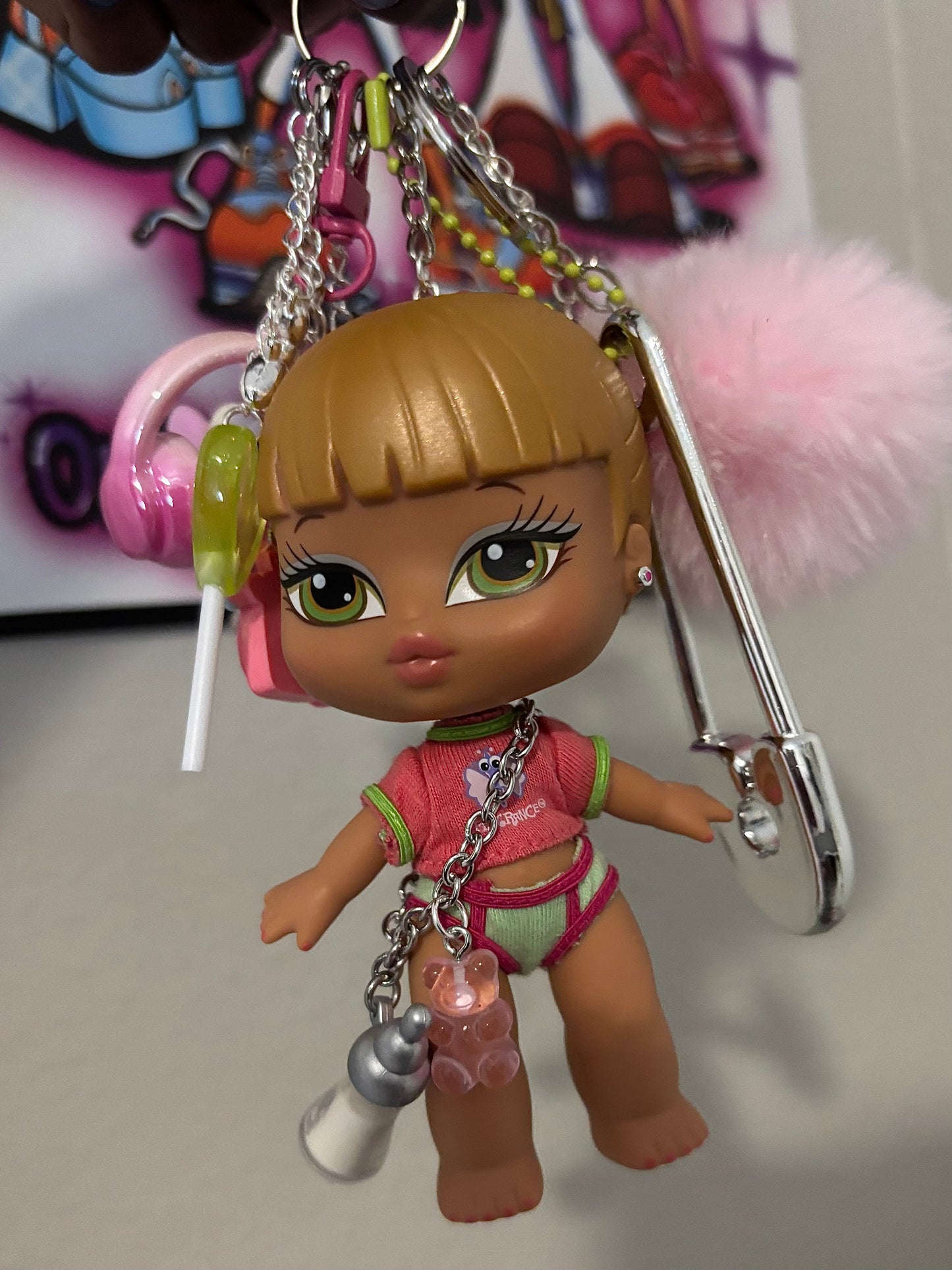 Pink Baby Bag Chain (Pre Order)