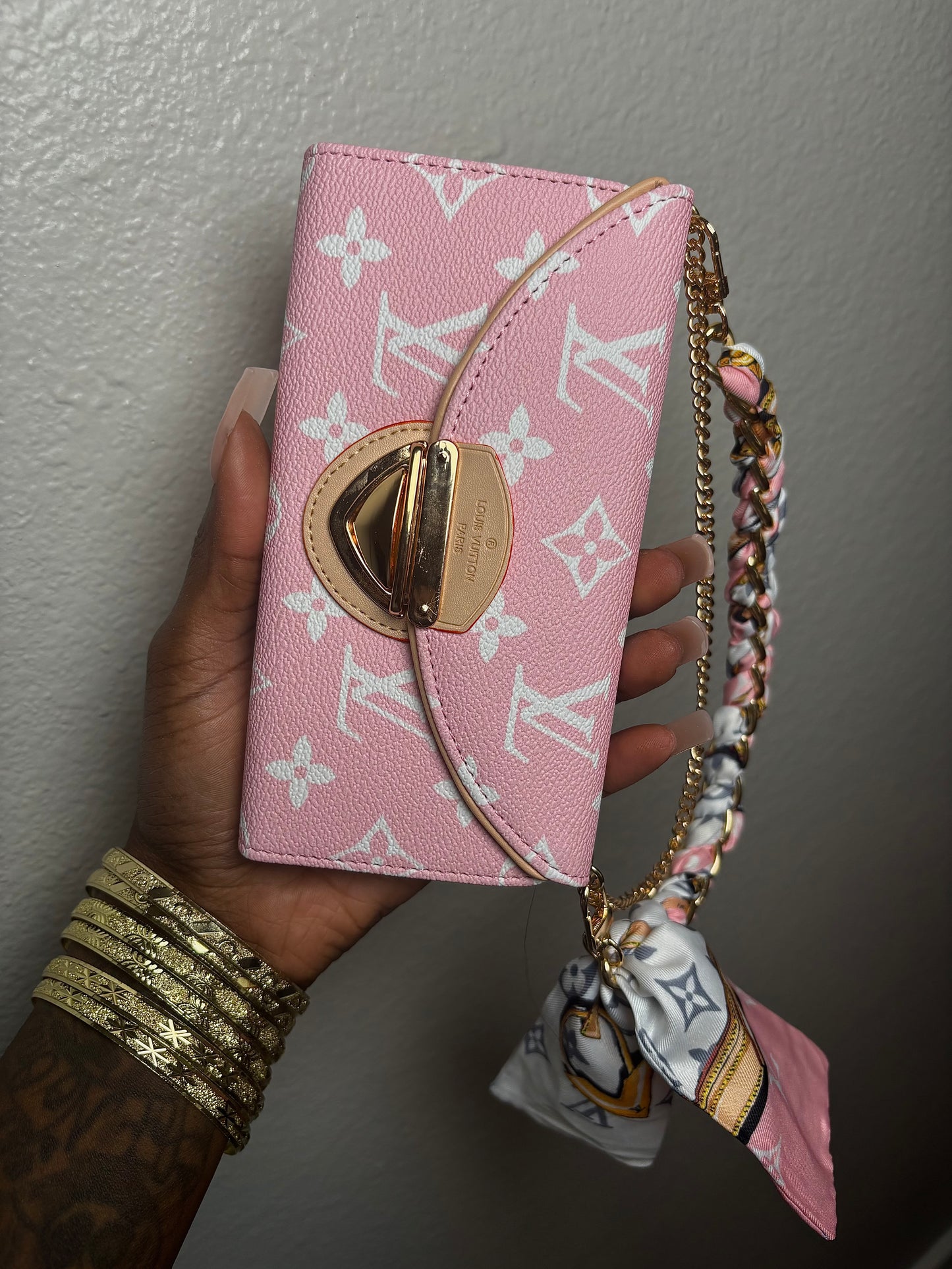 LV Inspired Wallet Case