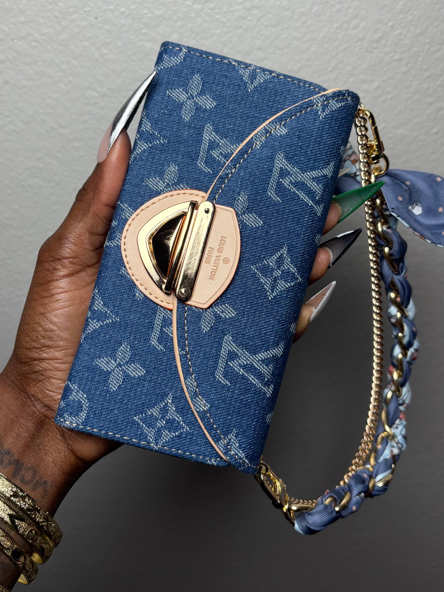 LV Inspired Wallet Case